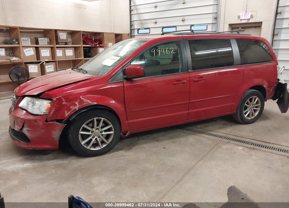 2014 DODGE GRAND CARAVAN SXT VIN: 2C4RDGCGXER291696