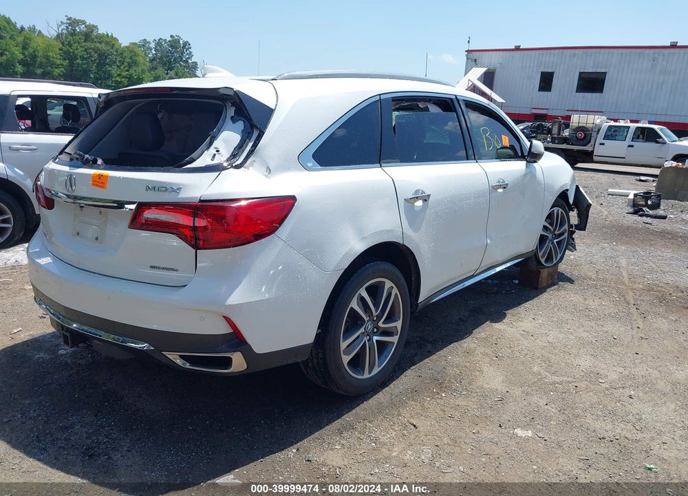 2018 ACURA MDX ADVANCE PACKAGE VIN: 5J8YD4H88JL024654