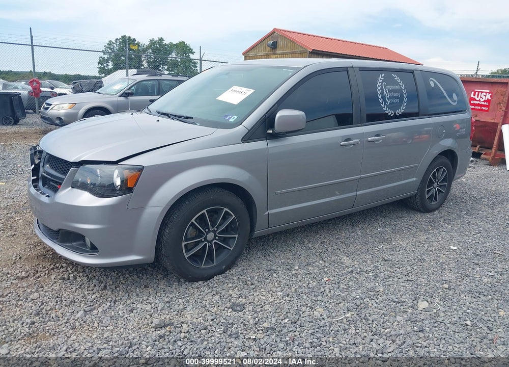 2016 DODGE GRAND CARAVAN SXT VIN: 2C4RDGCG8GR336279