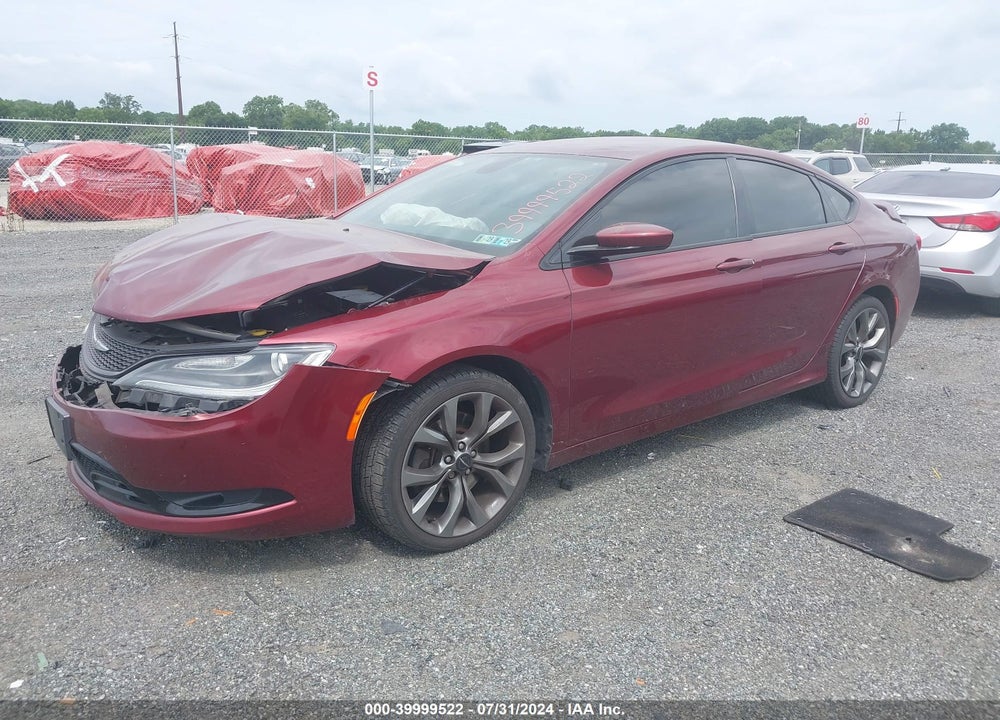 2016 CHRYSLER 200 S VIN: 1C3CCCBB5GN138994