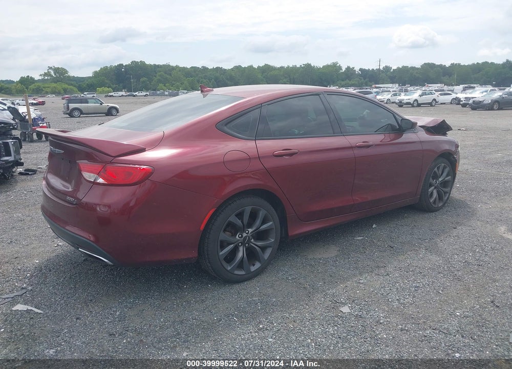 2016 CHRYSLER 200 S VIN: 1C3CCCBB5GN138994