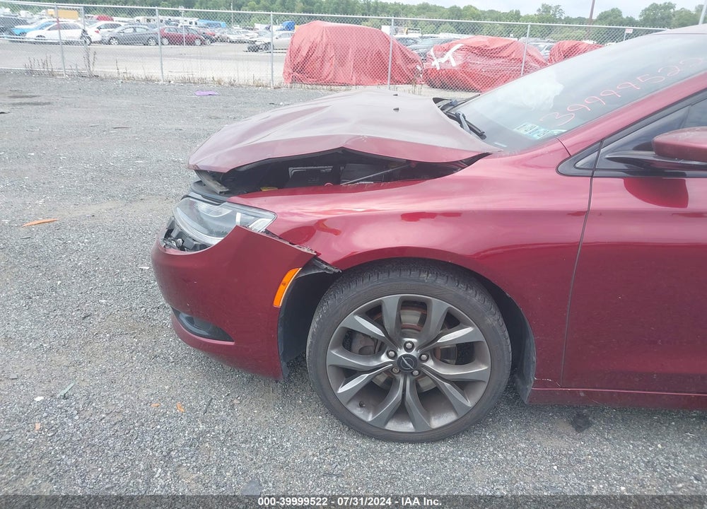 2016 CHRYSLER 200 S VIN: 1C3CCCBB5GN138994