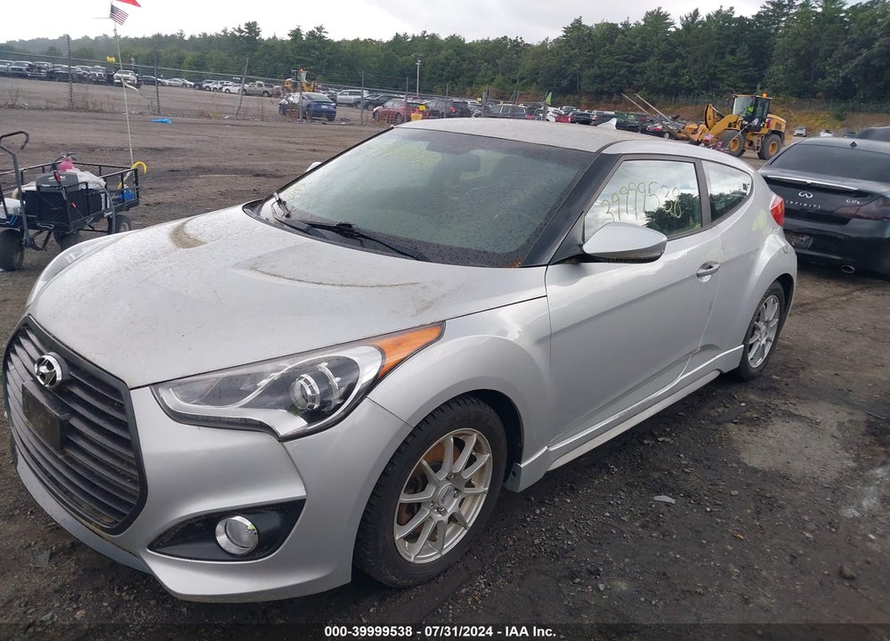 2016 HYUNDAI VELOSTER TURBO VIN: KMHTC6AE2GU274199