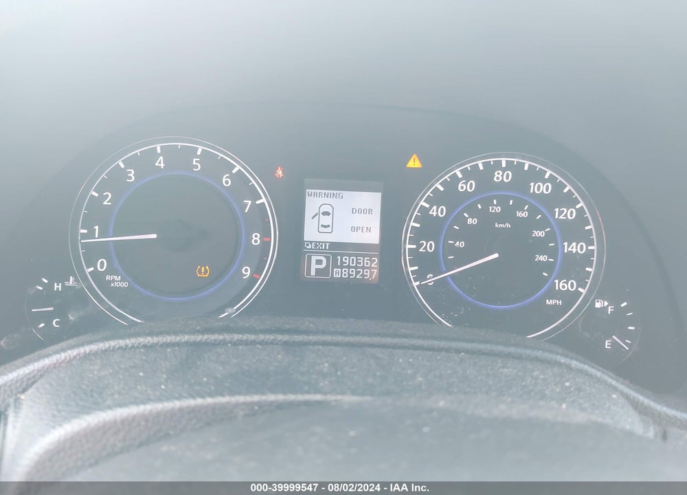 2013 INFINITI G37X VIN: JN1CV6AR8DM764971