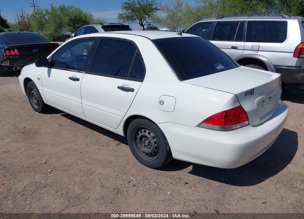 2004 MITSUBISHI LANCER ES VIN: JA3AJ26E54U069215