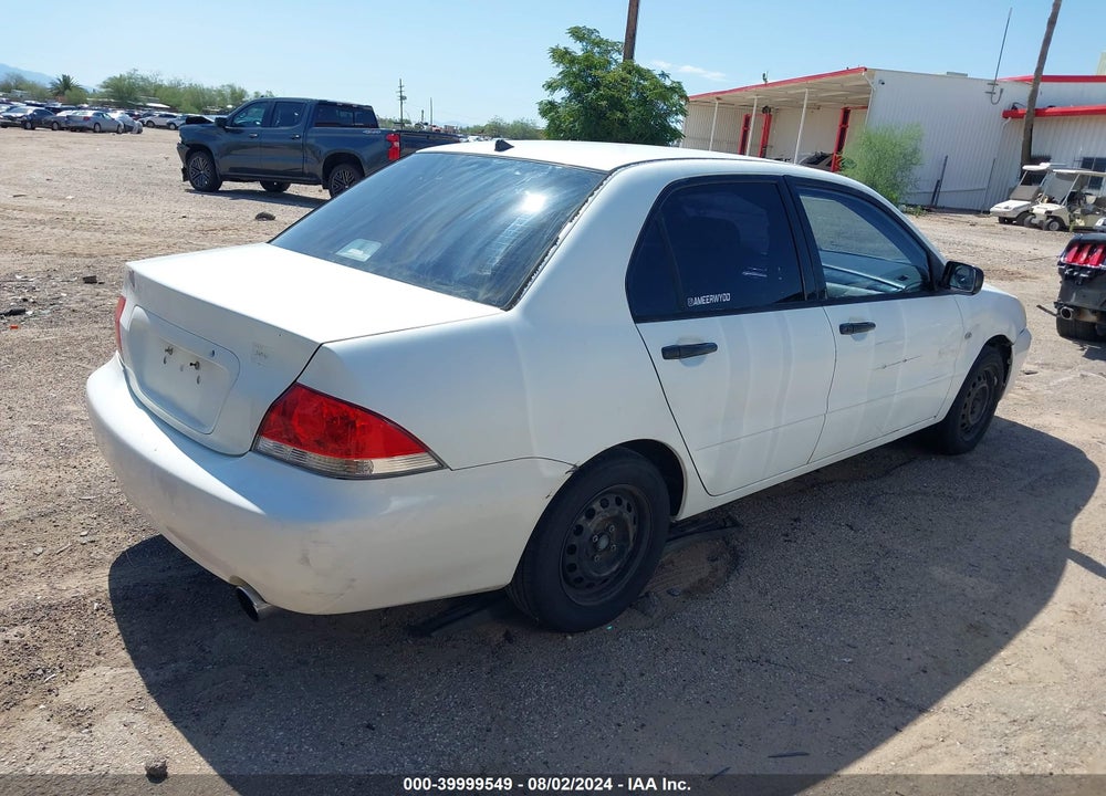 2004 MITSUBISHI LANCER ES VIN: JA3AJ26E54U069215