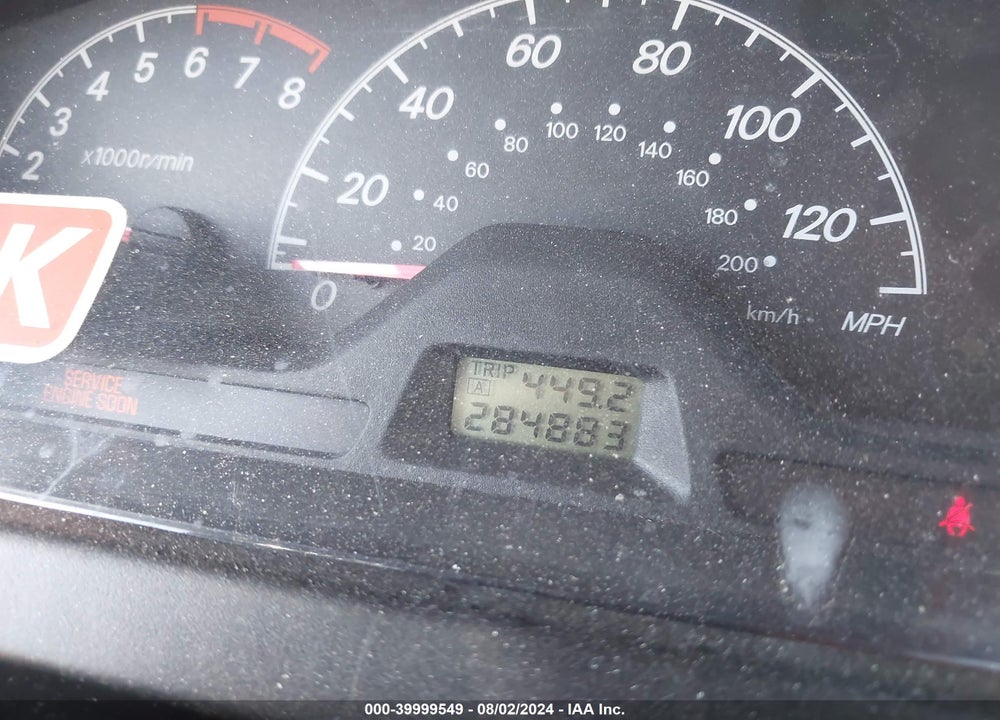 2004 MITSUBISHI LANCER ES VIN: JA3AJ26E54U069215