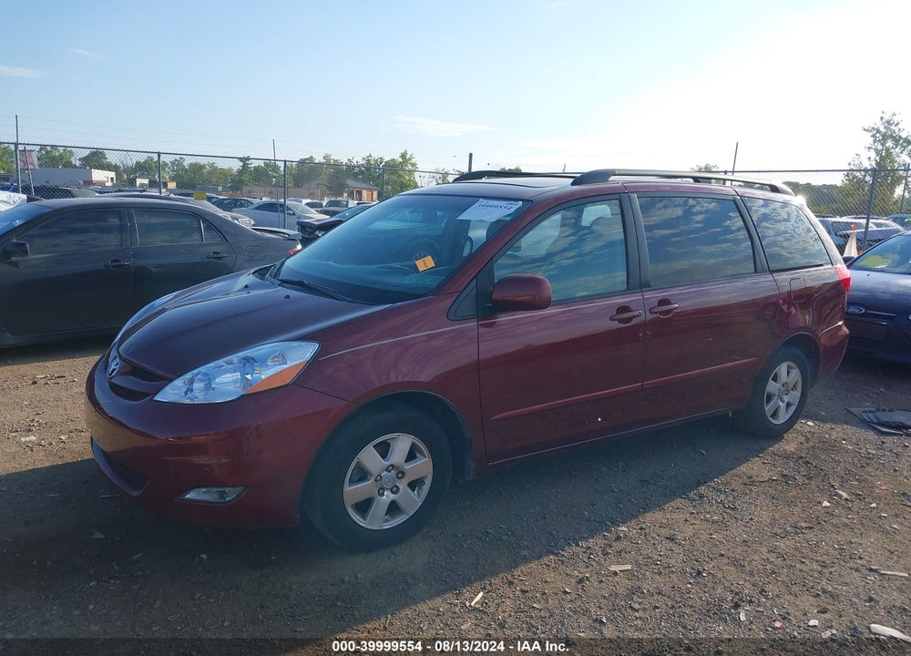 2009 TOYOTA SIENNA XLE VIN: 5TDZK22C29S282107