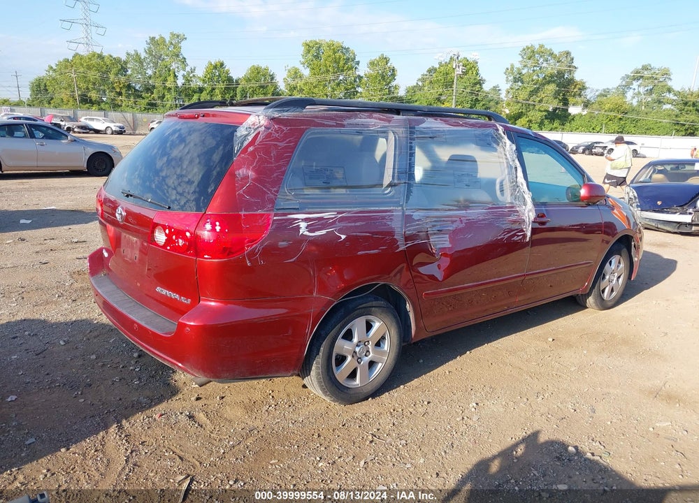 2009 TOYOTA SIENNA XLE VIN: 5TDZK22C29S282107