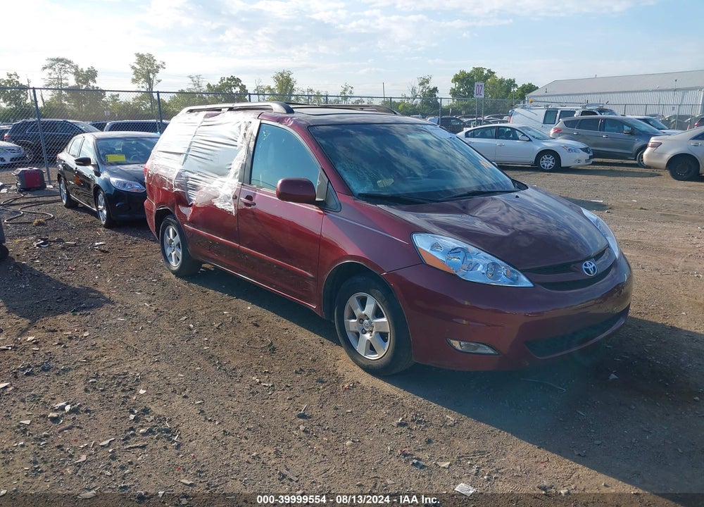 2009 TOYOTA SIENNA XLE VIN: 5TDZK22C29S282107