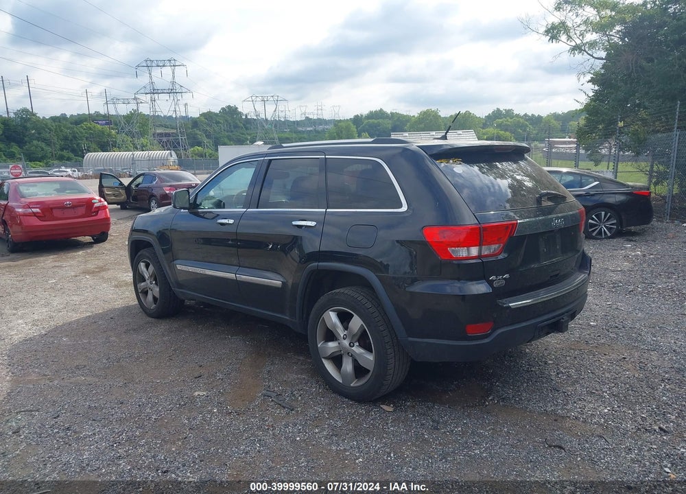 2013 JEEP GRAND CHEROKEE OVERLAND VIN: 1C4RJFCG7DC536464