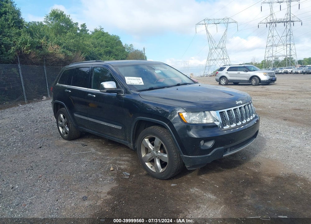 2013 JEEP GRAND CHEROKEE OVERLAND VIN: 1C4RJFCG7DC536464