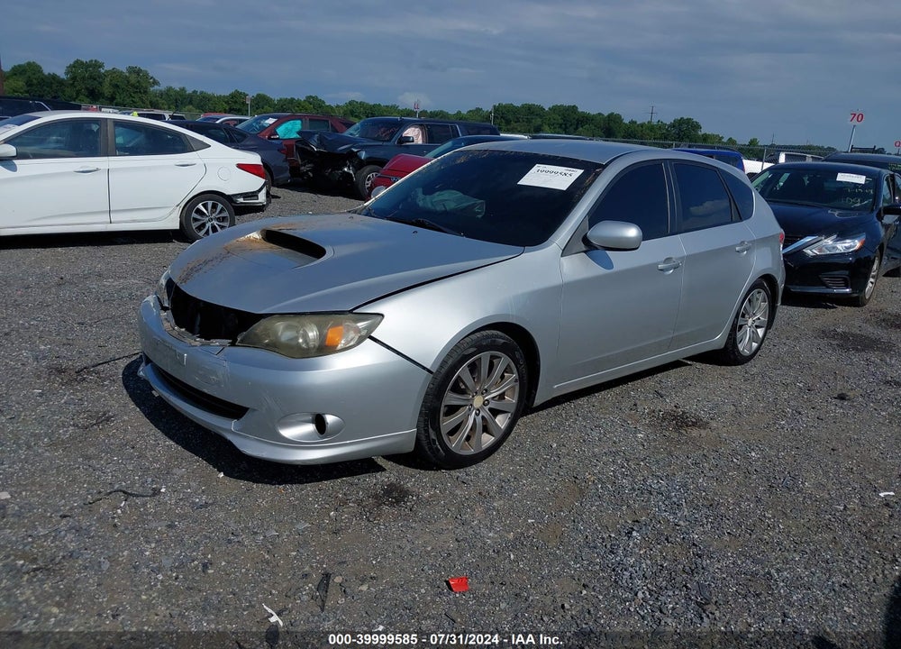 2008 SUBARU IMPREZA WRX VIN: JF1GH74618G806842