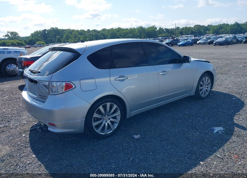 2008 SUBARU IMPREZA WRX VIN: JF1GH74618G806842