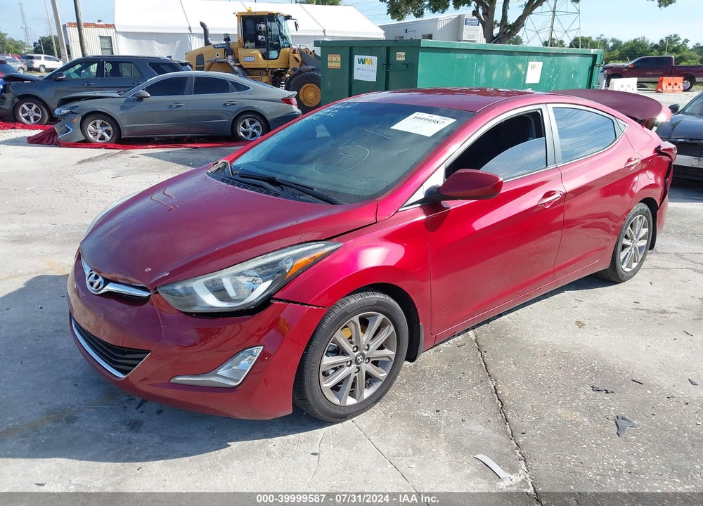 2016 HYUNDAI ELANTRA SE VIN: 5NPDH4AE7GH723630