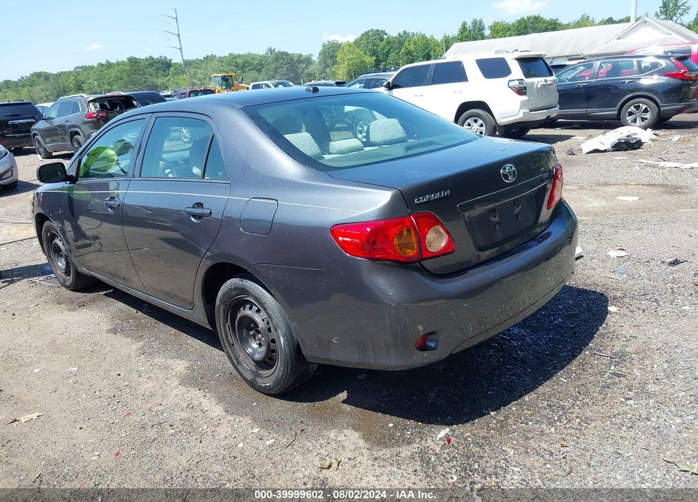 2009 TOYOTA COROLLA LE/S/XLE VIN: 2T1BU40E19C162416