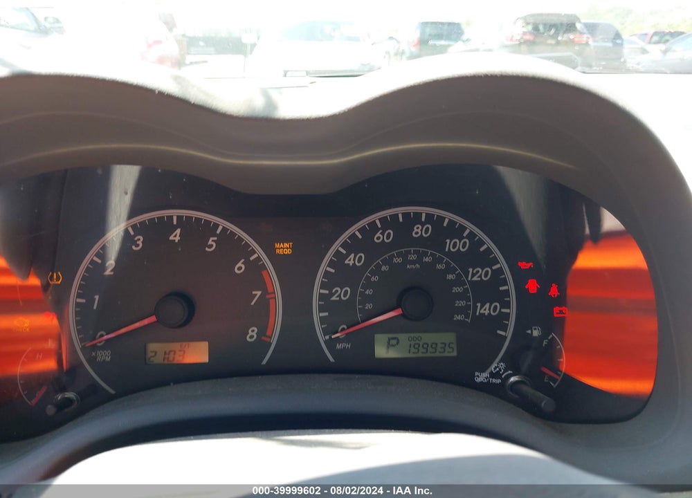 2009 TOYOTA COROLLA LE/S/XLE VIN: 2T1BU40E19C162416