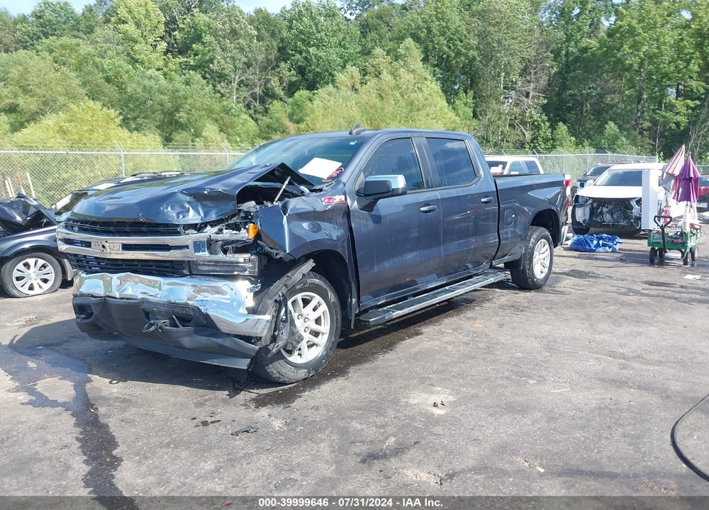 2021 CHEVROLET SILVERADO 1500 4WD STANDARD BED LT VIN: 1GCUYDED9MZ296151