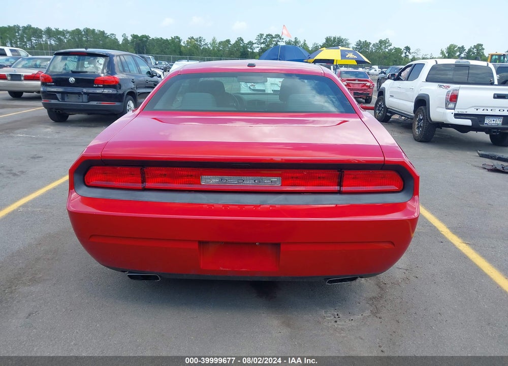 2013 DODGE CHALLENGER SXT VIN: 2C3CDYAG6DH501248