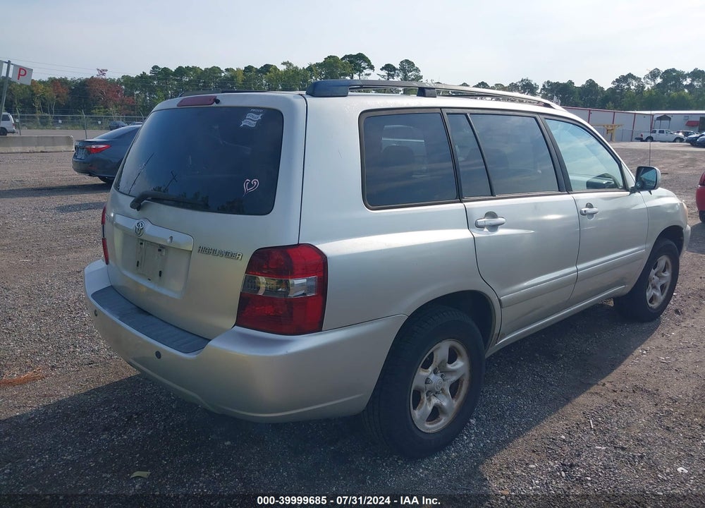 2006 TOYOTA HIGHLANDER VIN: JTEGD21A660150785