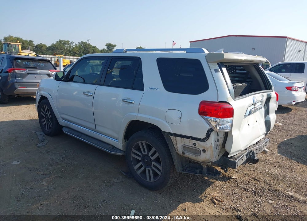 2013 TOYOTA 4RUNNER LIMITED VIN: JTEZU5JR1D5050707