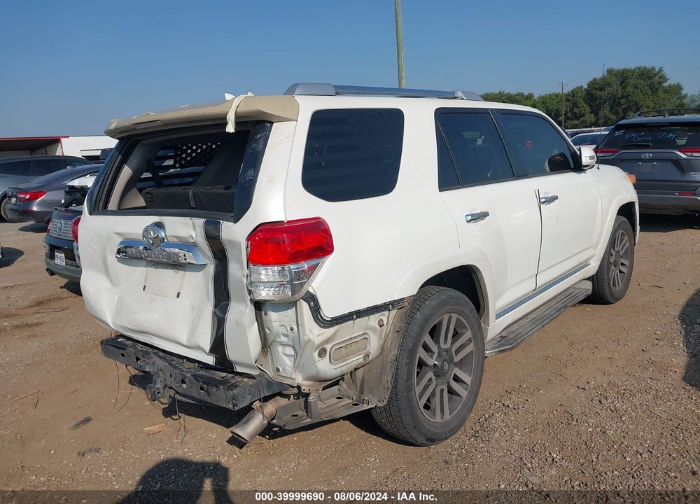 2013 TOYOTA 4RUNNER LIMITED VIN: JTEZU5JR1D5050707
