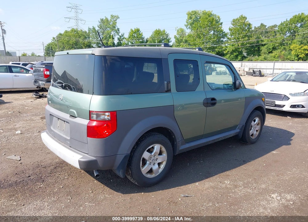 2005 HONDA ELEMENT EX VIN: 5J6YH18625L009440