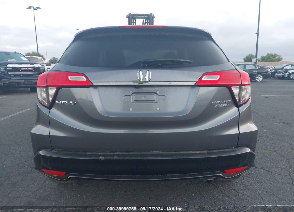 2021 HONDA HR-V AWD SPORT VIN: 3CZRU6H18MM701524