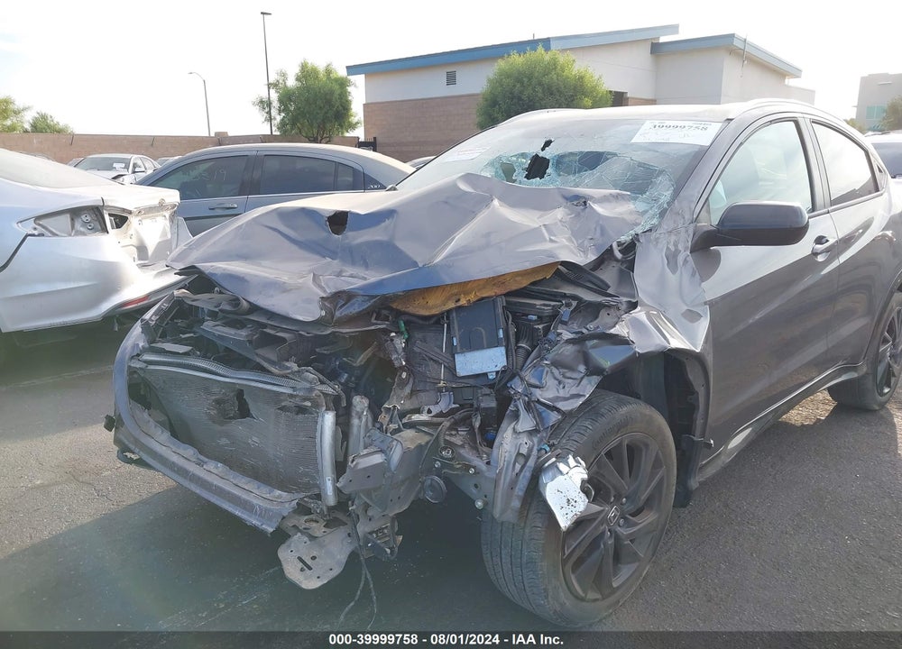 2021 HONDA HR-V AWD SPORT VIN: 3CZRU6H18MM701524