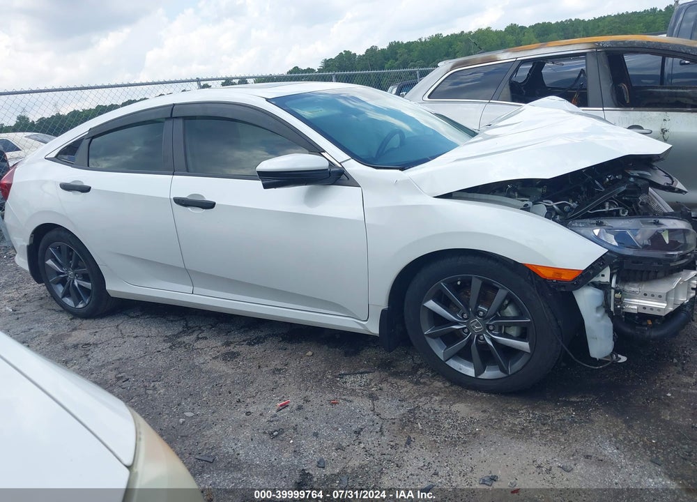 2019 HONDA CIVIC EX VIN: JHMFC1F39KX007255