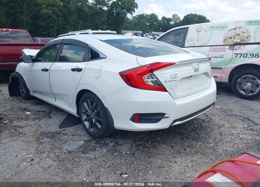 2019 HONDA CIVIC EX VIN: JHMFC1F39KX007255