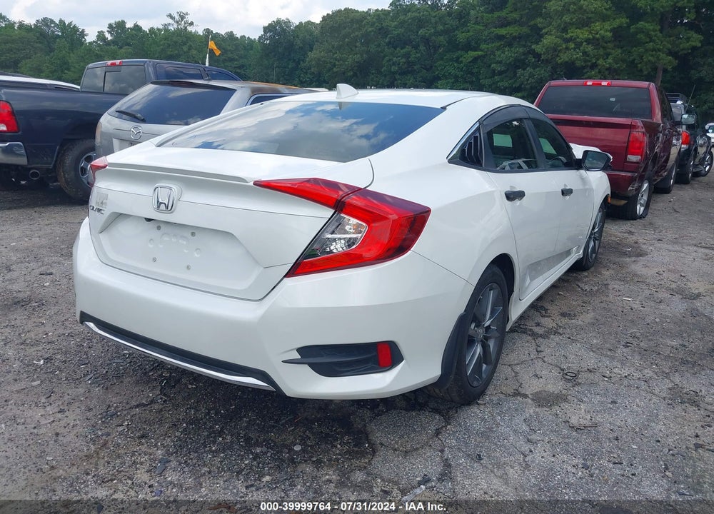 2019 HONDA CIVIC EX VIN: JHMFC1F39KX007255