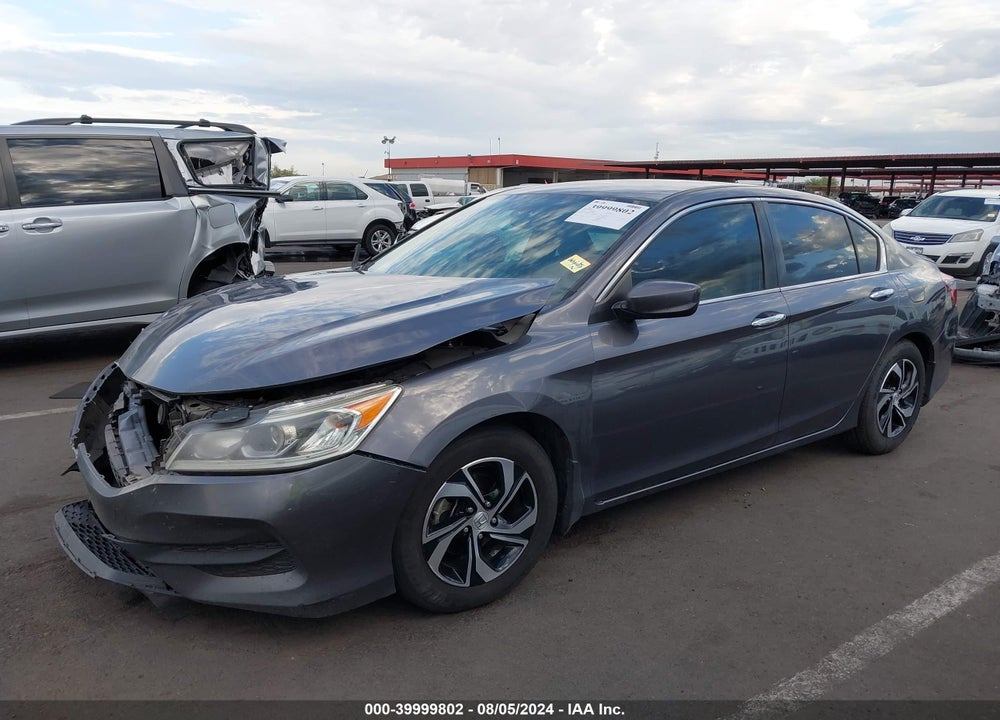 2017 HONDA ACCORD LX VIN: 1HGCR2F31HA200683