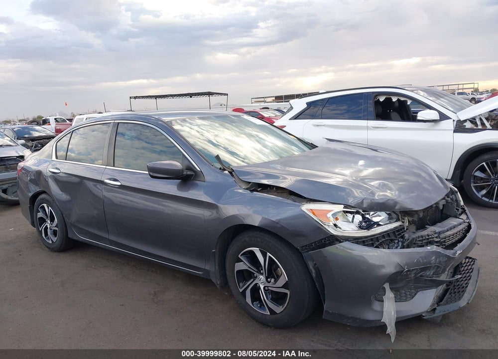 2017 HONDA ACCORD LX VIN: 1HGCR2F31HA200683