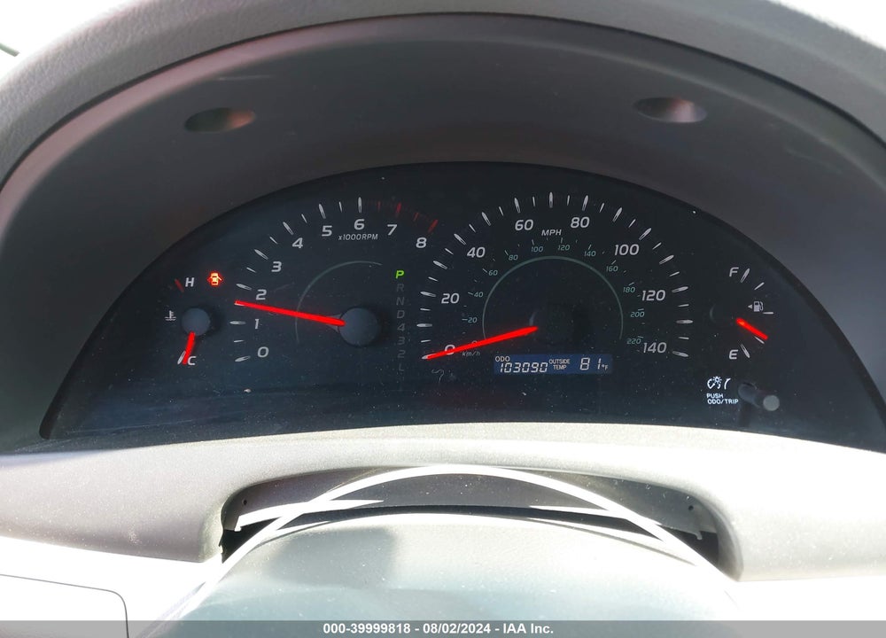 2009 TOYOTA CAMRY LE VIN: 4T1BE46K89U353064