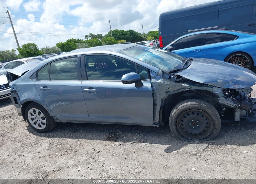 2021 TOYOTA COROLLA LE VIN: JTDEPMAE8MJ150098