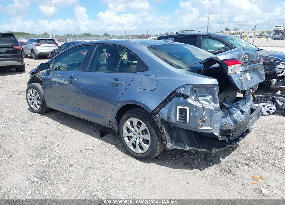 2021 TOYOTA COROLLA LE VIN: JTDEPMAE8MJ150098