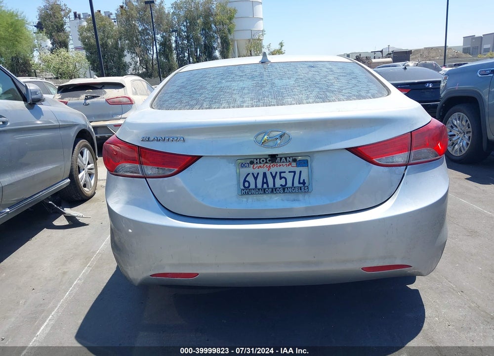 2013 HYUNDAI ELANTRA GLS VIN: KMHDH4AE5DU602964