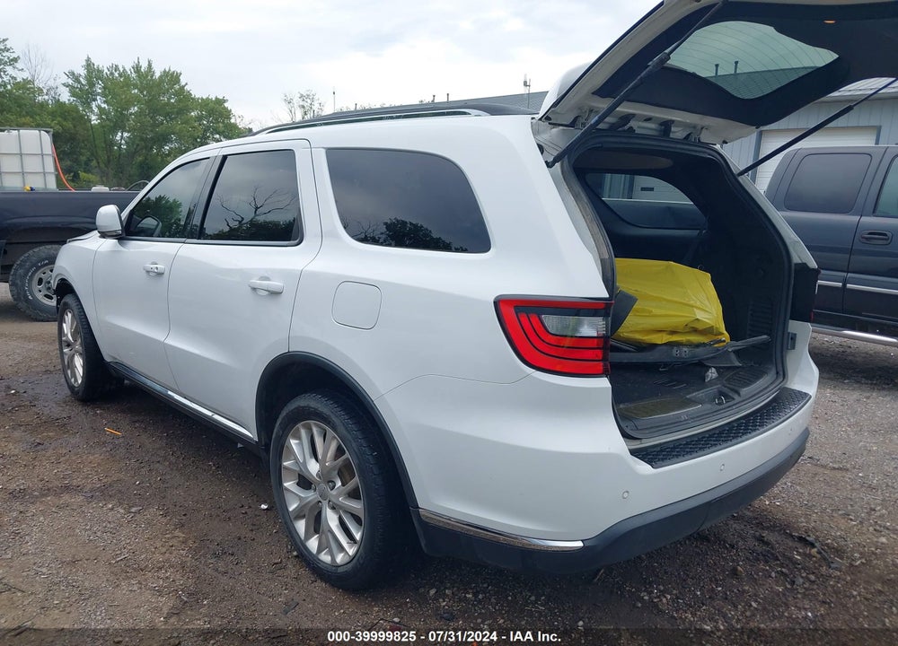 2016 DODGE DURANGO LIMITED VIN: 1C4RDJDG0GC484480