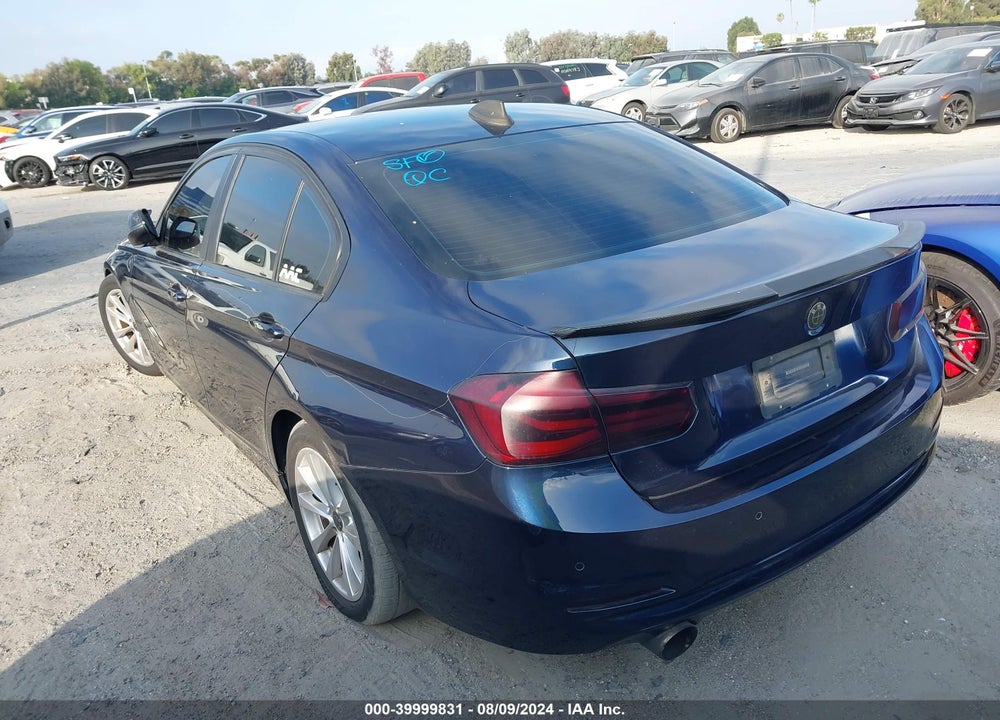 2017 BMW 320I VIN: WBA8E1G3XHNU18104