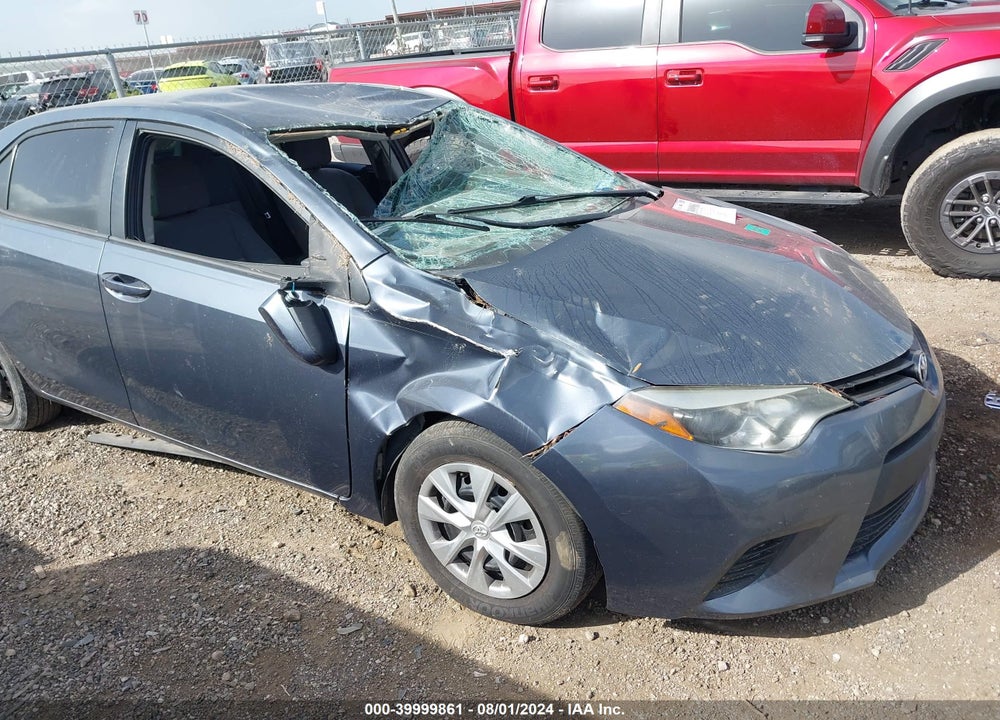 2016 TOYOTA COROLLA L VIN: 5YFBURHEXGP477939