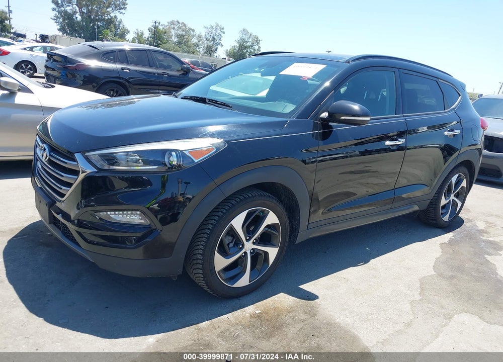 2016 HYUNDAI TUCSON LIMITED VIN: KM8J3CA28GU035462