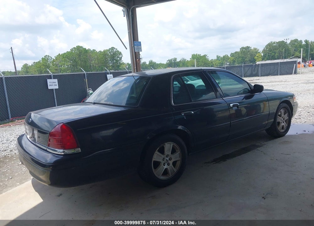 2008 FORD CROWN VICTORIA LX VIN: 2FAFP74V98X171241