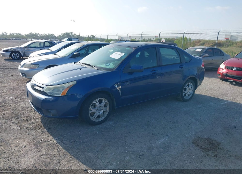2008 FORD FOCUS SES VIN: 1FAHP35N38W244289