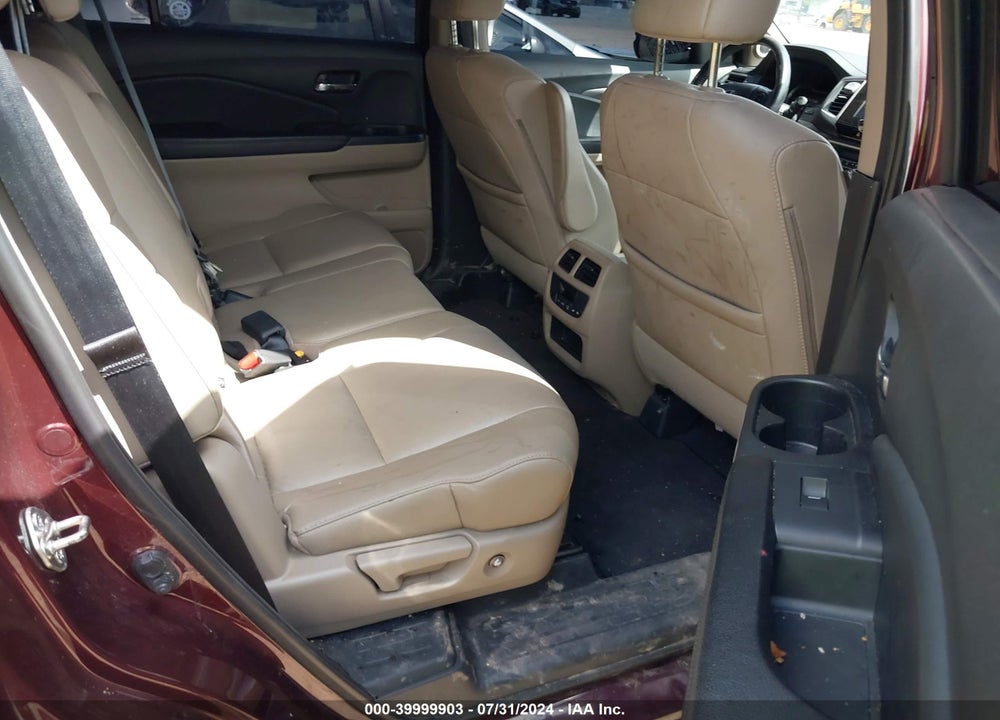 2017 HONDA PILOT EX-L VIN: 5FNYF6H50HB057431
