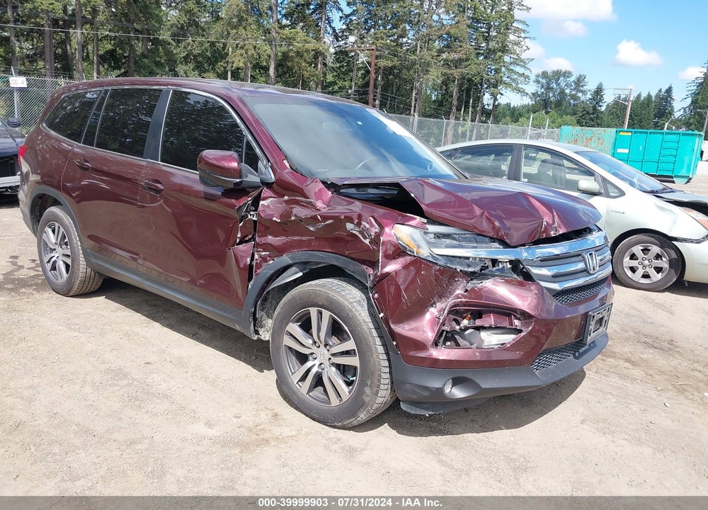 2017 HONDA PILOT EX-L VIN: 5FNYF6H50HB057431
