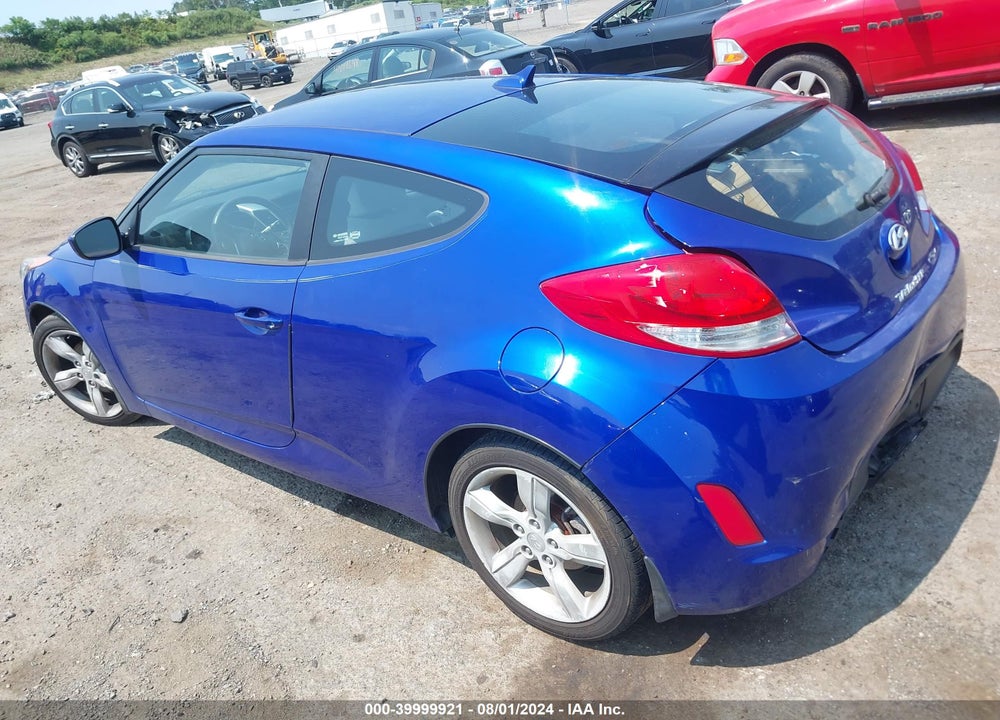 2012 HYUNDAI VELOSTER BASE W/GRAY VIN: KMHTC6ADXCU073264