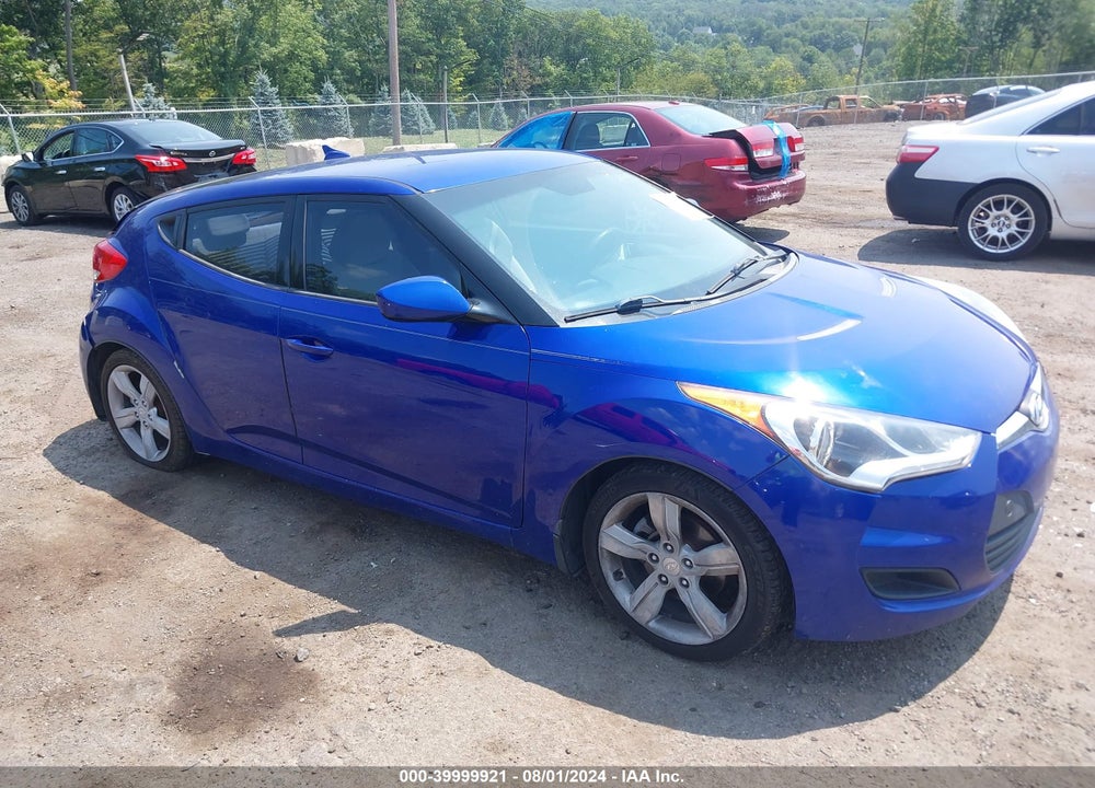 2012 HYUNDAI VELOSTER BASE W/GRAY VIN: KMHTC6ADXCU073264