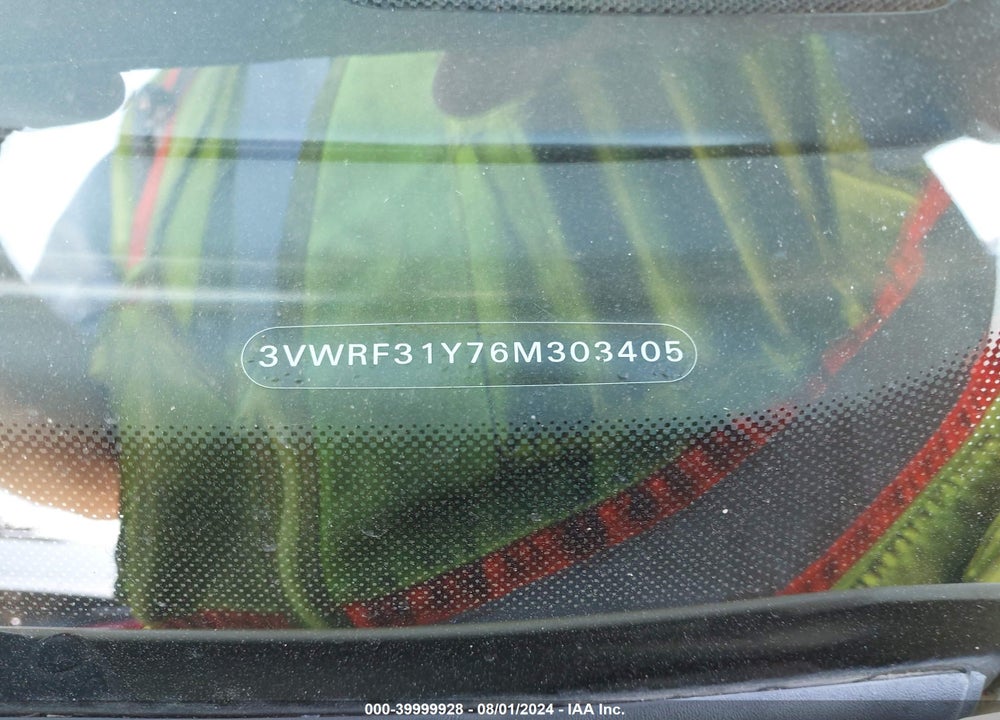 2006 VOLKSWAGEN NEW BEETLE VIN: 3VWRF31Y76M303405