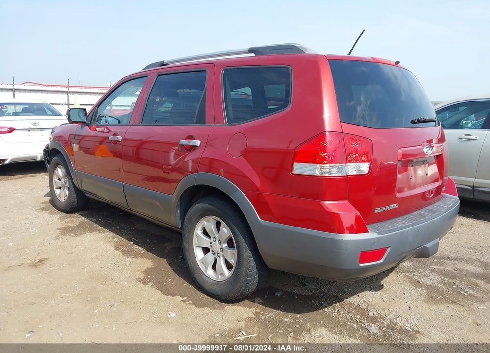 2009 KIA BORREGO LX VIN: KNDJJ741995032880